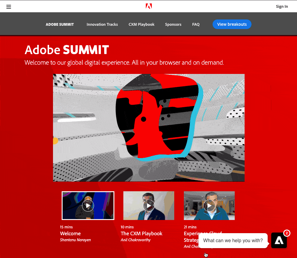 Adobe Summit Drift bot