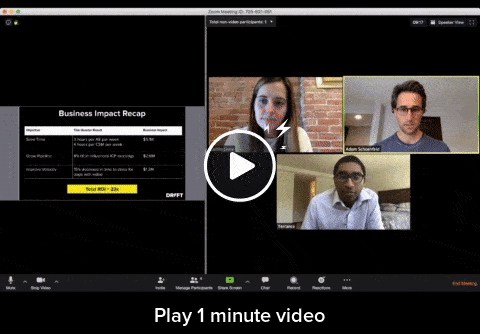 Record and share Record and your meeting recap and next steps with Drift Video + Zoom