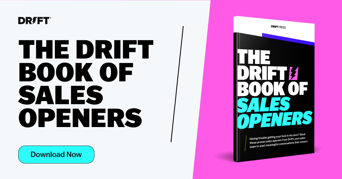 Drift Book of Sales Openers