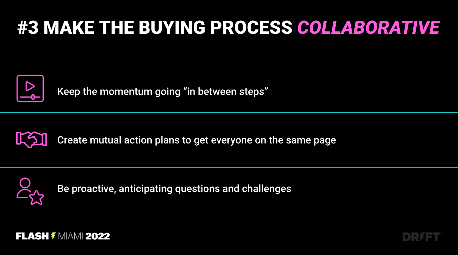 Make the buying process collaborative