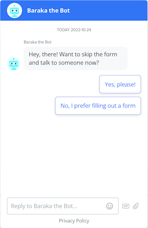 Skip the Form Chatbot
