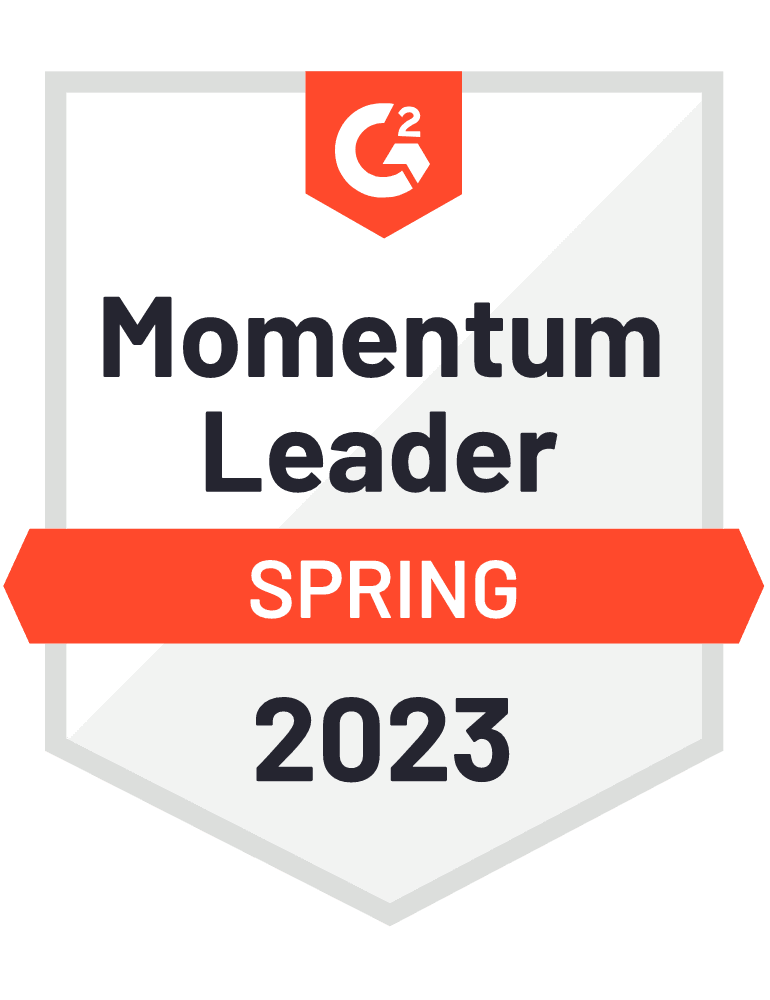 G2 Momentum Leader - Live Chat